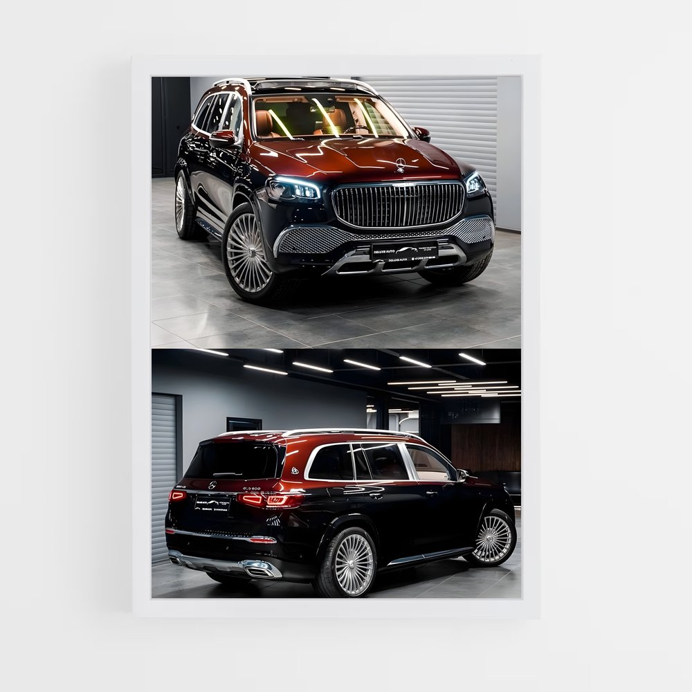 Poster Luxurious Ride – affiche Maybach (vue 3)